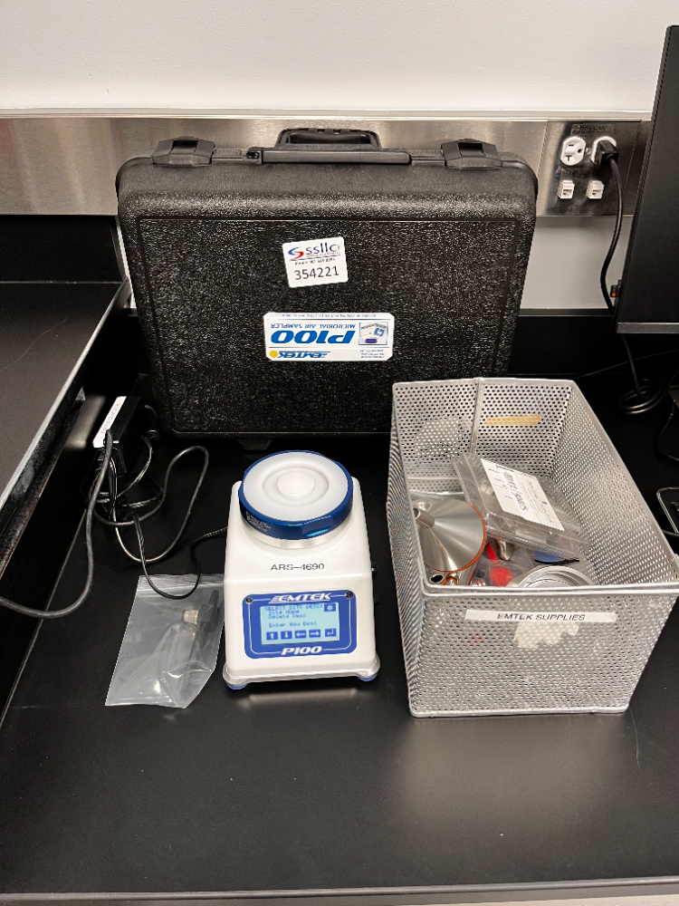 Image of Emtek P100 Microbial Portable Air Sampler